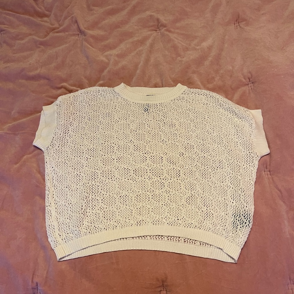 Knitted coverup shirt